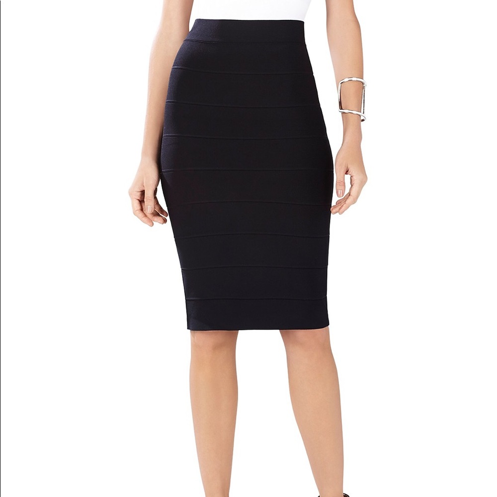 HERVE LEGER + BCBGMAXAZRIA Pencil Skirt